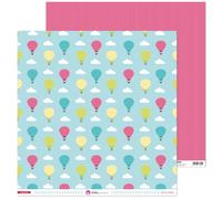 Pack 5 Papeles Decorados 12X12" 180 G Globos Aventura 17 Fsc Anita