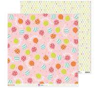 Pack 5 Papeles Decorados 12X12" 180 G Globos Felicidades! Fsc Anita