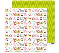 Pack 5 Papeles Decorados 12X12" 180 G Hoho En Navidad Fsc Anita