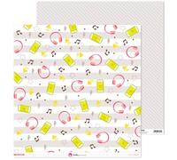 Pack 5 Papeles Decorados 12X12" 180 G Musica De Chicas Fsc Anita