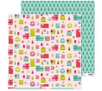 Pack 5 Papeles Decorados 12X12" 180 G Regalos En Navidad Fsc Anita