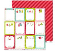 Pack 5 Papeles Decorados 12X12" 180 G Tarjetas En Navidad Fsc Anita