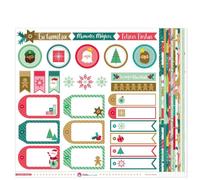 Pack 5 Papeles Decorados 12X12" 180 G Tarjetas Grandes Navidad Magica 22 Fsc Anita