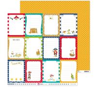 Anita y su mundo Isla del Tesoro Tarjetas Scrapbooking, Papel, Multicolor, 30,5x30,5cm, 5