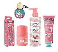 Pack 5 Piezas Aceite Labial Desodorante Body Lotion Crema de Manos y Ambientador Coche