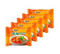 Pack 5 Ramen Fideos Instantáneos Sabor Ternera Picante - Instant Noodle Tallarines