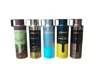 PACK 5 UNIADES - DESODORANTES PARA MUJER ARMAF ODYSSEY - WILD ONE , AQUA , DUBAI CHOCOLAT 200 , MEGA , AOUD EDICION 200 ML - ARMAF SET 5 UNI
