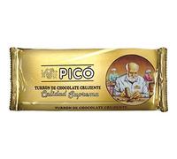 Pack 5 Unidades Turrón de Chocolate Crujiente Picó con arroz inflado Calidad Suprema 200grs