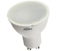 Pack 5 x Bombilla LED esférica 6W (equivalente a 40W) Luz fría (6000K) no dimmable. GU10. 410 Lm. 25000 horas de vida. Encendido ultrarrapido (encendido al 100% en 0,5 sg).