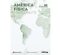 Pack 50 Mapes muts Amèrica física amb activitats (LAMINAS MAPAS MUDOS)