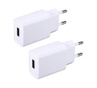 Pack 5V 2A USB Charger - USB Power Adapters - AC Outlet - Socket Adapter - Charging Socket for Mobile Phone - Monitor - Headphones - Table Lamp - e-B