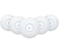 Ubiquiti UniFi U7-Pro-5 - Punto de acceso Wi-Fi 7 (paquete de 5) - Montaje en techo, 6 GHz, 2.5GbE, PoE+, más de 300 dispositivos, cobertura de 140 m²