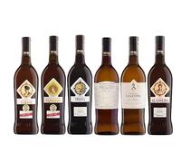 Pack 6 Botellas 75 Cl. - Rama Alameda Triana Pastrana Napoleón Faraón | Manzanilla en Rama, Cream Alameda, Pedro Ximenez Triana, Manzanilla Pastrana - Amontillado Napoleón, Oloroso Faraón