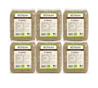 Pack 6 Centeno en Grano Bio 500 g, Cereal Ecológico Integral para Cocción, Guisos, Ensaladas, Panadería y Recetas Caseras, Total 3 kg