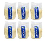 Pack 6 Harina de Garbanzos Sin Gluten Eco Basic Bio 500 g, 3 kg total, harina ecológica versátil para rebozados, masas, tortitas, crepes y para espesar salsas
