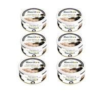 Pack 6 - Iberitos Paté Ibérico con Pasas y Pedro Ximénez 250 g - Fusión Dulce-Salada Gourmet - Hígado, Carne y Grasa de Cerdo Ibérico - Sin Gluten