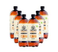 Pack 6 L Bebida Kombucha BIO Jengibre y limón Captain Kombucha