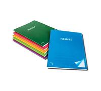 PACK 6 LIBRETAS SAM PACSA FLEXIPAC 20056 - A4-48 HOJAS - PAPEL BLANCO 90GR - CUADRICULA 4x4 - COLORES SURTIDOS - POLIPROPILEN