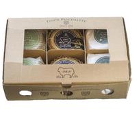 Pack 6 Mini Quesos Finca Pascualete - Retorta x2 - Cumbre de Trujillo x2 - Pastura con Trufa x2 - Quesos de Oveja Artesanos Extremeños - Para Regalar o Capricho Gourmet - CORAZON EXTREMEÑO