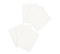 Ti TIN | Pack de 6 Sábanas Bajeras para Cuna Apilable de Guardería | Lote de 6 Sábanas Bajeras 100% Algodón | 53x132 cm | Color Blanco