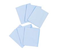 Ti TIN | Pack de 6 Sábanas Bajeras para Cuna Apilable de Guardería | Sábana Bajeras 100% Algodón | 53x132 cm | Color Azul