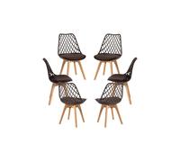 Regalos Miguel - Packs Sillas Comedor - Pack 6 Sillas Mima - Marrón