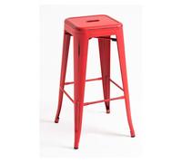 RegalosMiguel Pack 6 Taburetes Torix Vintage - Rojo vintage