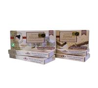 Pack 6 Turrones Españoles IGP - 3 Jijona Blandos y 3 Alicante Duros - Maria Simona | Artesanales, Sin Gluten | Almendra y Miel | Navidad y Fiestas