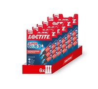 Pack 6 unidades Loctite Pegamento Adhesivo Super Glue 3 Mini Trio - Pegamento Cianocrilato Superglue