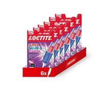 Pack 6 unidades Loctite Superglue 3 Pegamento Adhesivo instantáneo Creative - Pegamento Cianoclrilato de Precisión en formato Bolígrafo Antigoteo