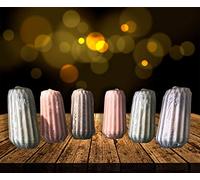 PACK 6 VELAS PRISMA 68X125MM COLORES SURTIDA
