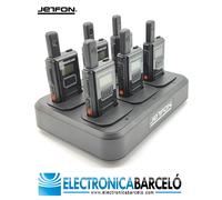 PACK 6 Walkies DYNASCAN 3A + CARGADOR MÚLTIPLE
