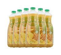 Pack 6× Zumo de Piña Don Simón Sin Azúcar Añadido - 1,5 L | 100% Zumo Natural | Bajo en Calorías | Rico en Vitamina C | Ideal para Desayunos y Refrescos Saludables