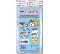 Pack 600 Bolsas Herméticas 55 mm x 55 mm Plástico Cierre Zip Transparentes con Banda Escritura | Aptas para Uso Alimentario y Congelación Muy Resistentes