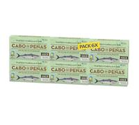 Pack 6x Caballa del Sur en Aceite de Oliva Cabo de Peñas Bio 85 g | 6 Latas de 85 g | Caballa Ecológica en Conserva | En Aceite de Oliva | Formato Ahorro