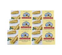 Pack 6x Filetes de Caballa del Sur Mariscadora - 120 g cada uno | En Aceite de Oliva | Alto en Omega-3 y Proteínas | Conserva Artesanal Española