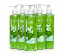 Pack 6x Gel de Aloe Vera Puro Labnatur SYS 250 ml | 6 Botellas de 250 ml (Total 1,5 L) | Gel Corporal con Aloe Vera | Uso Diario para Cuidado de la Piel
