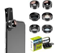 Pack 6x Lentes Móviles Universales APL-DG6V2 (Negro) - APEXEL