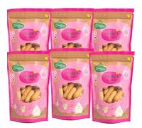 Pack 6x Mini Grissini de Trigo Sarraceno Sin Gluten 75g | Colines Ecológicos Veganos | Snack Saludable y Sin Gluten | Formato Ahorro