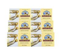 Pack 6x Navajas al Natural Mariscadora - 110 g c/u | 6-8 Piezas Premium | Enlatadas a Mano | Producto Gallego Tradicional | Sin Aditivos