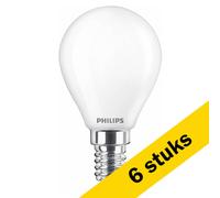 Pack: 6x Philips WarmGlow bombilla LED E14 esmerilada regulable 3,4 W (equivalente a 40 W)