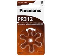 Pack 6x Pilas para Audífonos - PR312/PR41/AZA312 - PANASONIC