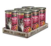 Pack 6X400 Gr - Leonardo Comida Húmeda Superior de Ternera con Venado y Boniato para Gatos
