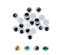 Pack 70 Ojitos Redondos 8mm Negro Fixo Kids