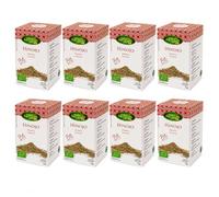 Pack 8 Hinojo Bio, 20 Filtros por Caja, Infusión Ecológica de Hinojo Suave y Aromática para Después de las Comidas, Total 160 Filtros