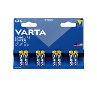 Pack 8 pilas alcalinas aaa varta