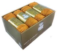 PACK 8 ZEPELINES Algodón perlé 100% egipcio mercerizado para DIY y tejer a mano labores de ganchillo o punto con un acabado elegante. (8 X 75gr)… (5, OCRE 41)