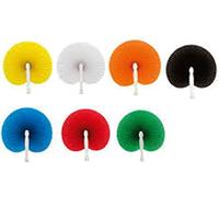 Pack 80 Pai Pai de Papel Plegable Redondo surtido en colores. Abanicos de Boda Fiesta Cumpleaños Ceremonia Matrimonio Paper Fan - Abanicos de papel baratos bodas (80)