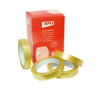 Pack 8x Apli cinta adhesiva transparente 19mm x 66m