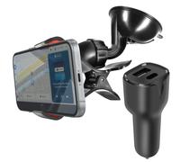 Pack Accesorios para Coche con Cargador USB-C para Coche y Soporte de Ventosa